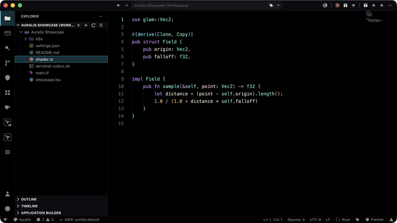 Auralis Void running in VS Code on macOS